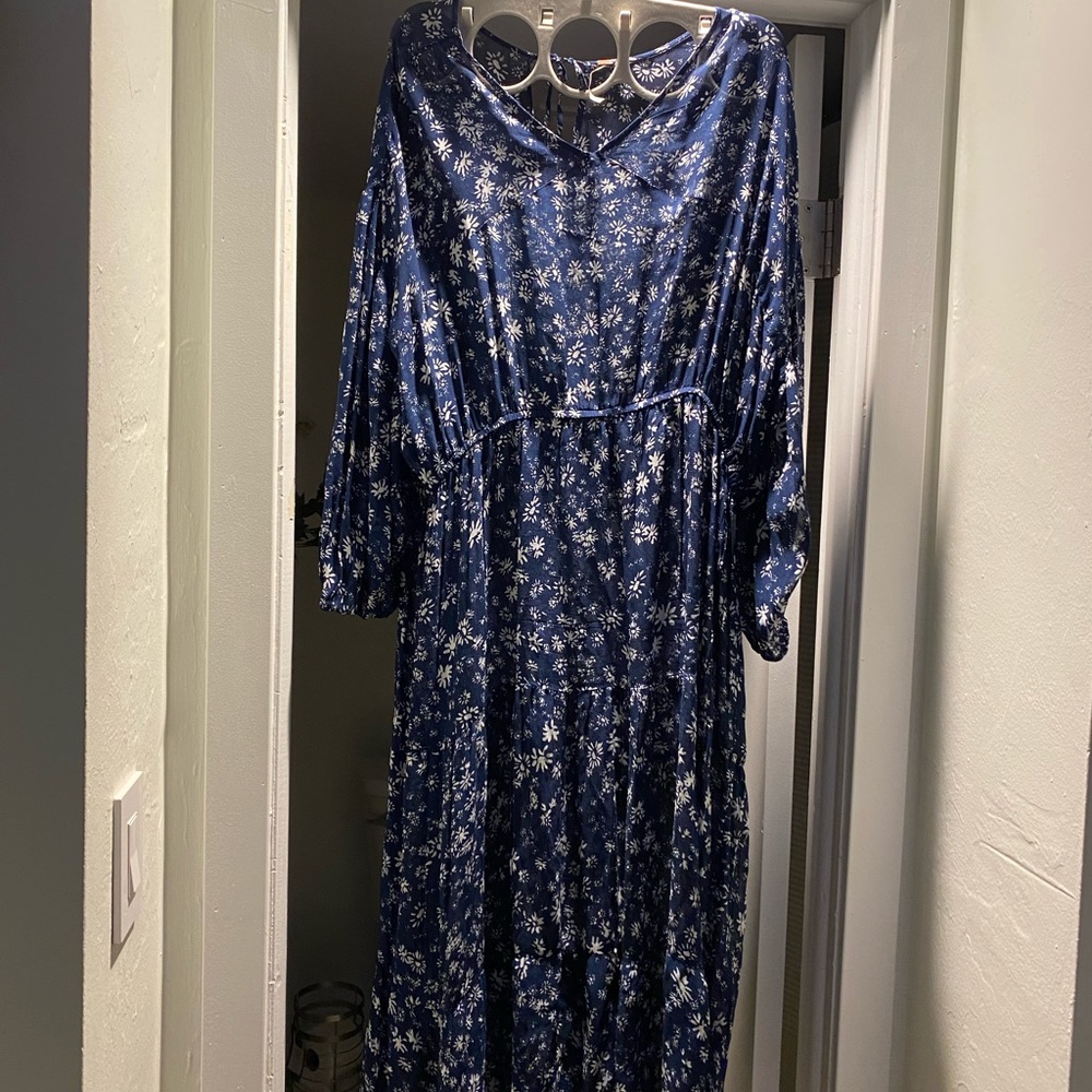 Like New: Free People Wallflower Maxi Print Dress XS